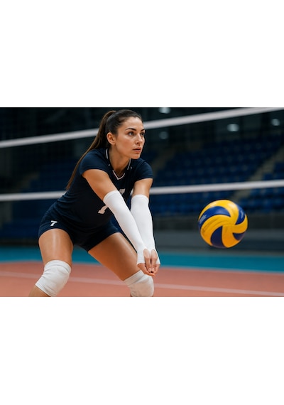Voltrike Beyaz Voleybol Elliği Çift Çok Renkli