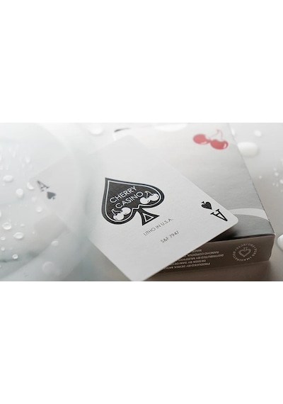 Bicycle Cherry Casino Mccarran Silver Premium Oyun Kağıdı Koleksiyonluk İskambil Kartları Destesi