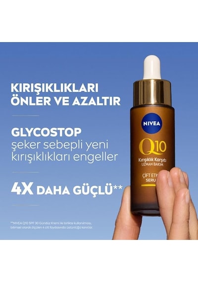 Nıvea Q10 Kırışıklık Karşıtı Çift Etkili Serum 30ml X 2 Adet