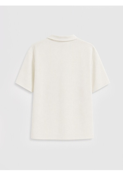 Lcw Everyday Ekru Polo Yaka Kadın Tişört