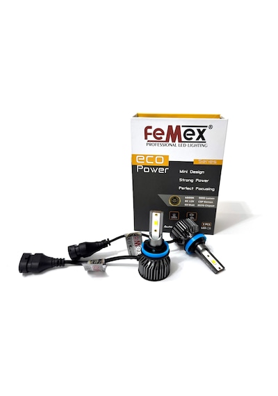 Yeni Eco Power H16 Şimşek Etkili Led Xenon Fanlı 50w 9000 Lumen