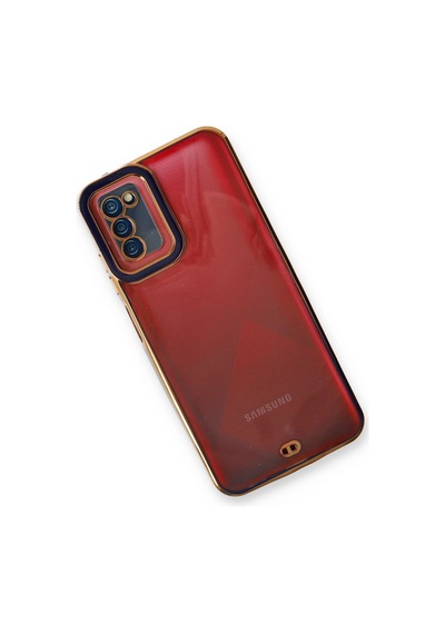 Muratech Newface Samsung Galaxy Uyumlu  A03s Kılıf Liva Lens Silikon - Mavi