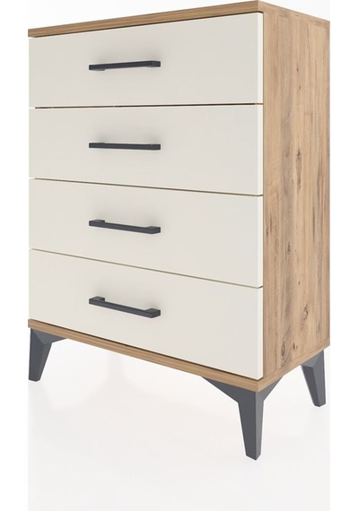 Arges Komodin 2 Raflı 60x30x80 Çam-aytaşı Çam