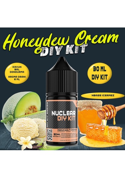 Nuclear 30 Ml Dıy Kit Honeydew Cream Gıda Aroması 6 Ml Aroma İçerir