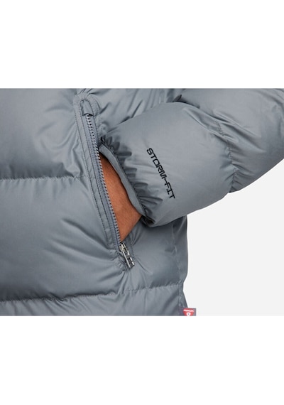 Erkek Günlük Mont Fb8185-077 M Nk Sf Wr Pl-fld Hd Jkt Gri Gri