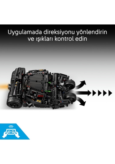 LEGO® Technic Batmobile™ Tumbler 42239 - 12 Yaş ve Üzeri Çocuklar için Şarj Edilebilir Pil İçeren Oyuncak Yapım Seti (719 Parça)