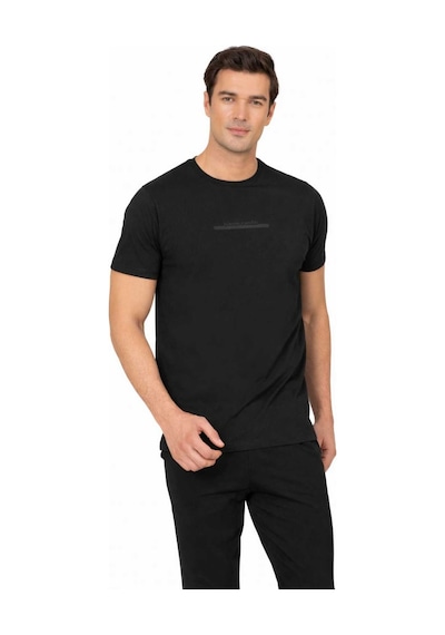 Pierre Cardin Penye Kısakol Pijama Takımlk-pc6135 Siyah