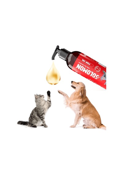 Ayrex Fish Oil Kedi Ve Köpekler İçin Omega 3 Ve 6 İçerikli Balık Yağı - Kedi Ve Köpekler İçin Tüy Ve Genel Zi