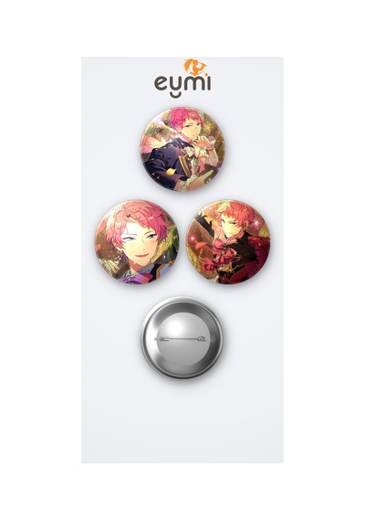 The Ensemble Stars Shu Itsuki Oyun 3'lü Metal Rozet Seti 58mm İğneli Buton Çanta Yaka Rozeti Çok Renkli