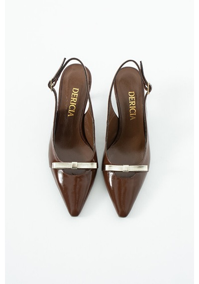 Dericia Shoes Thunder Hakiki Deri Rugan Kadın Fiyonk Detaylı İnce Topuklu Ayakk Kahverengi Dericia Shoes Thunder Hakiki Deri Rugan Kadın Fiyonk Detaylı İnce Topuklu Ayakk Kahverengi