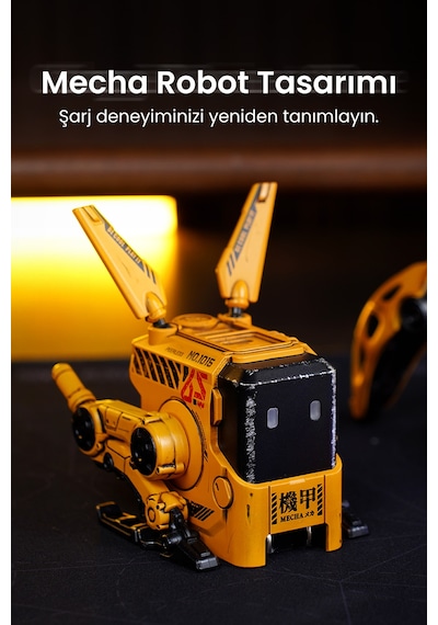 Gravastar Alpha65 Sarı Özel Seri Robot Figürlü 65w Hızlı Şarj