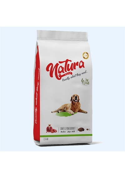 Natura Kuzu Etli Büyük Irk Yetişkin Köpek Maması 2.75 KG