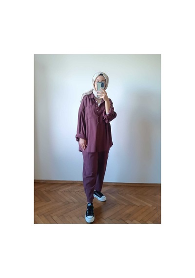 Hiera Bordo Keten Takım Bordo - 751769597 Bordo - 751769597 Bordo