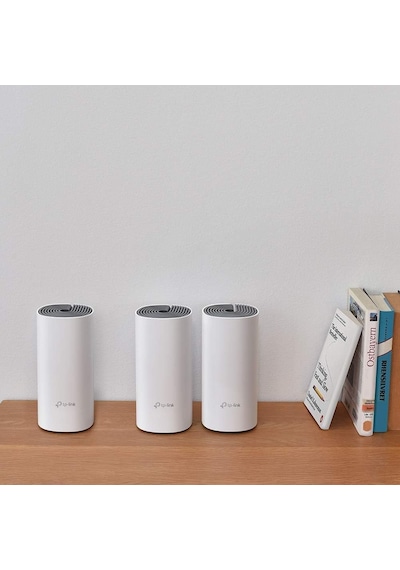 Deco E4 3-pack , Ac1200 Mbps, Dual-band, 10/100mbps Portları, 100 Cihaza Kadar Bağlanılabilirlik, 370 M²'ye Kadar Kapsama, Mobil Uygulama İle Kolay Kurulum, Wi-fi 5 Mesh Sistemi Deco E4 3-pack , Ac1200 Mbps, Dual-band, 10/100mbps Portları, 100 Cihaza Kadar Bağlanılabilirlik, 370 M²'ye Kadar Kapsama, Mobil Uygulama İle Kolay Kurulum, Wi-fi 5 Mesh Sistemi