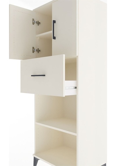 Hyperion Dolap 3 Raflı Tek Çekmeceli 2 Kapaklı 60x44x163 Aytaşı-aytaşı Aytası
