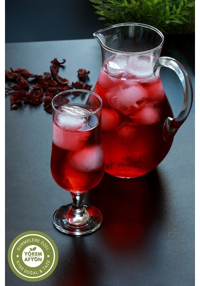 Yörem Afyon Katkısız Öğütülmüş Saf Hibiskus, Bamya Çiçeği, Mekke Gülü Hibiscus Sabdariffa 85gr.