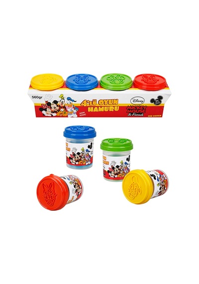 Fun Dough Mouse 4&apos Lü Oyun Hamuru Açık Bej