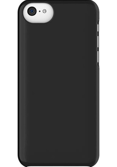 Apple Uyumlu iPhone Adopted 5c İle Lens Kılıf Parlak Siyah Aph12104