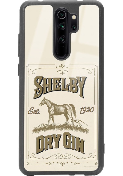 Xiaomi Redmi Note 8 Pro Peaky Blinders Shelby Dry Gin Tasarımlı Glossy Telefon Kılıfı Çok Renkli