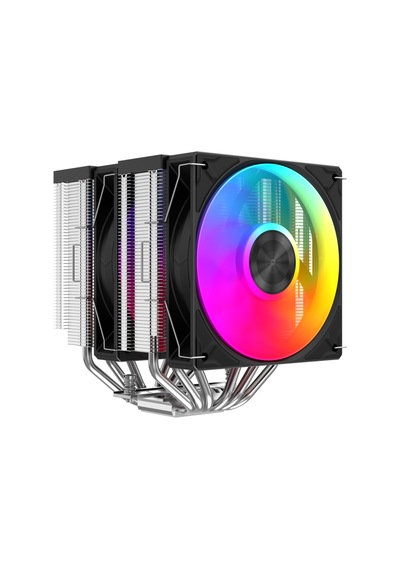 Sama A60l, Black, 2x120mm Argb Fan, Kule Tipi Hava Soğutma, 6 Adet Gelişmiş Nikel Kaplı Bakır Isı Borusu, Cpu Fan Amd Ve Intel Tüm İşlemciler İle  Diğer