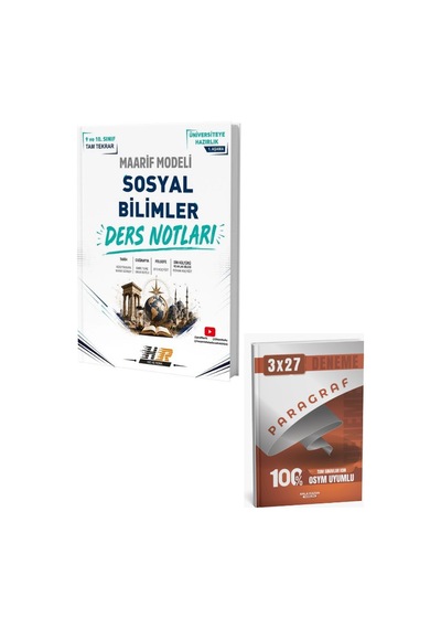 Hız Ve Renk 2027 Yks Tyt Sosyal Bilimler Maarif Modeli Ders Notları 1. Aşama+anla Kazan Paragraf