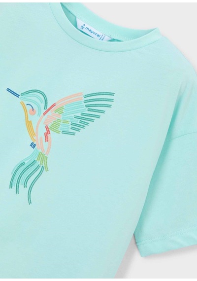 Mayoral Kız Çocuk Oversize Baskılı Tshirt Yeşil Mayoral Kız Çocuk Oversize Baskılı Tshirt Yeşil