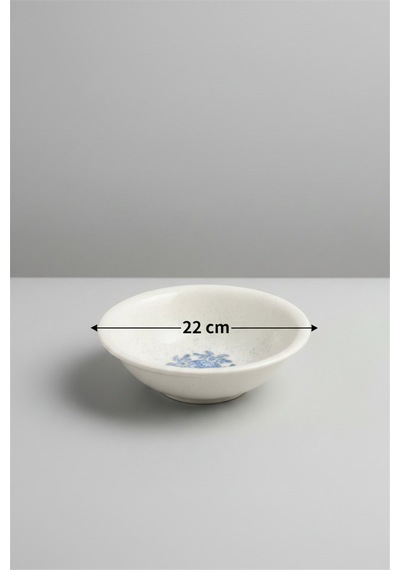 6'lı Valencia Salata Kasesi 22cm Dijital Valeria-b Rinart Krem