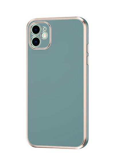 Zore İphone 12 Uyumlu Ogaa Bark Kılıf-petrol Yeşil