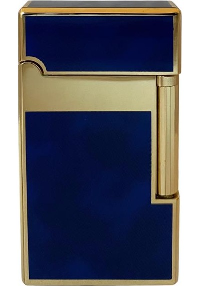 Gold Lacivert Tek Torch Pürmüz Puro Çakmağı