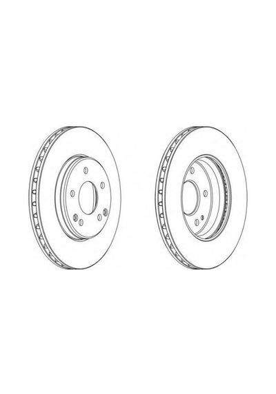 FERODO DDF1135 FREN DİSKİ ÖN MERCEDES W202 W203 W208 W210 95-05