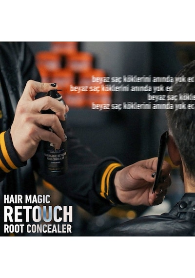 Hair Magic Retouch Saç Dibi Kapatıcı - Siyah 100 Ml