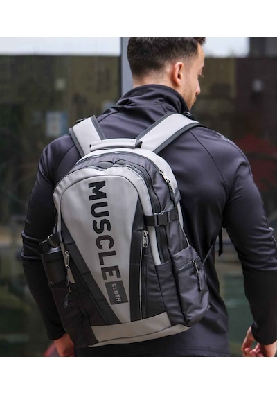 Musclecloth Glory Sırt Çantası Gri Siyah Siyah - Gri