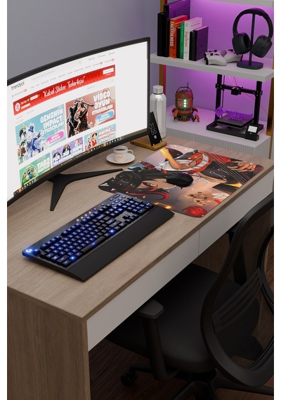 Xinyan Genshin Impact Anime Oyuncu V2 - 48x40 Xl Gaming Mouse Pad Fare Altlığı