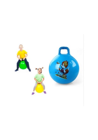 Zıp Zıp Top Kulplu Çocuk Oyuncak Pilates Topu Zıpzıp Plates Topu