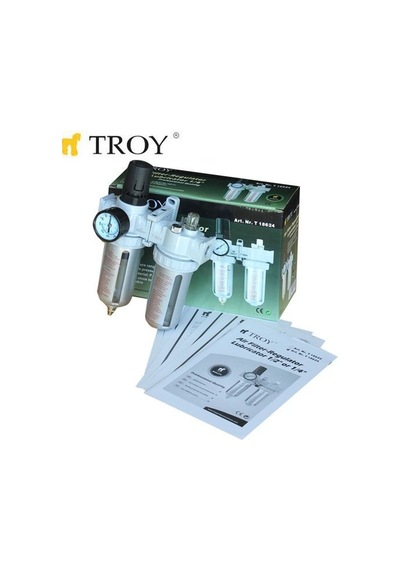 Troy 18624 Şartlandırıcı (Filtre + Regülatör + Yağlayıcı) 1/4(N)P N11.13013