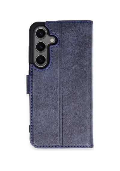Newface Samsung Galaxy S24 Kılıf Trend S Plus Kapaklı Kılıf - Lacivert