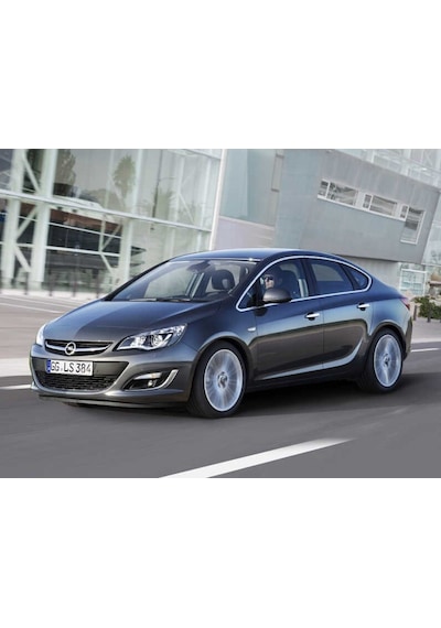 Opel Astra J Sedan 2011 - 2020 Cam Çerçevesi 12 Parça Çıtası