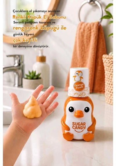 Sugar Candy Mango Kokulu Doğal Vegan Çocuk Köpük El Sabunu Poppy 350 Ml