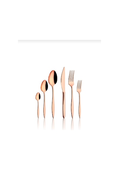 Rose Gold 36 Parça Çatal  Kaşık Bıçak Seti Rose