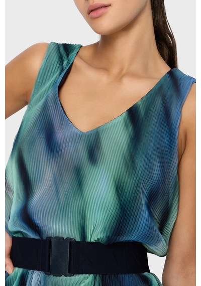 Armani Exchange Bayan Elbise 3dya10 Yn8qz 28ac Yeşil