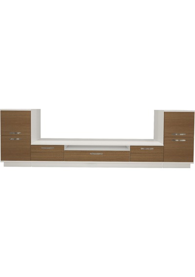 Decoraktiv Trendstyle On2 Mdf Tv Ünitesi Tv Sehpası Beyaz - Ceviz