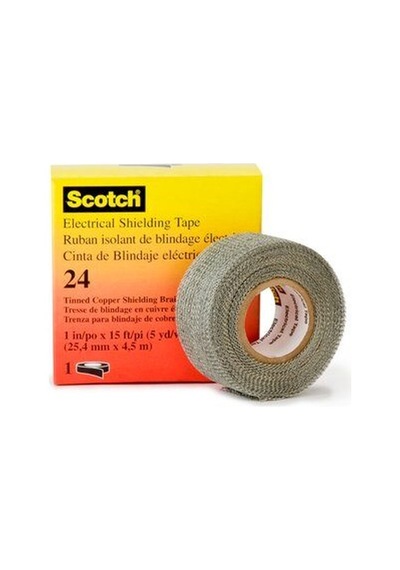 3M Scotch 24 Bakır Örgü Bant 25X4.5 Mt