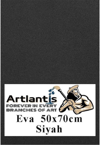 Siyah Eva 50x70 Cm 1 Adet Eva Süngeri Okul Kreş Anasınıfı Elişi Etkinlikleri
