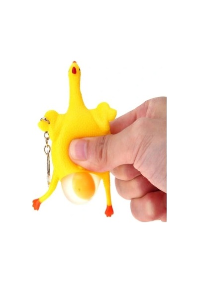 Buğz Squishy Yumurtlayan Tavuk Anahtarlık