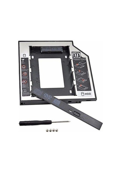 Gabble Dvd Yuvasına Takılan Ssd Hdd Kutusu 12.7 Mm Hdd Caddy Kızak