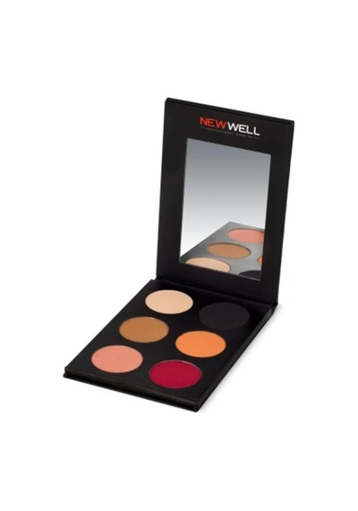 New Well Porcelain Make-Up Eyeshadow 6'Lı Göz Farı Nw 52