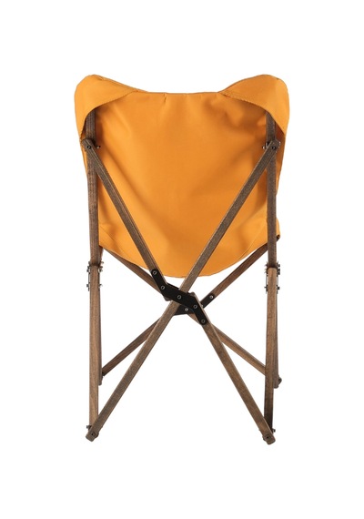 Bag The Joy Ahşap Antrasit İskelet - Hardal Kılıf Sandalye