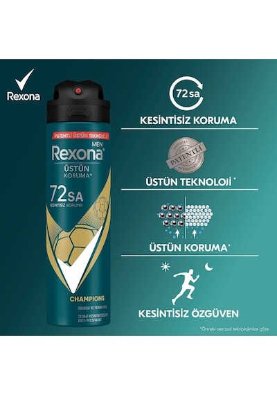 Men Deodorant Champions 150 Ml - 2'li Avantaj Paketi