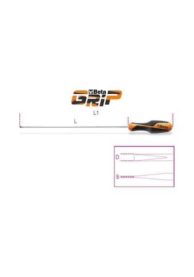 Uzun Düz Tornavida 1264L 65x400