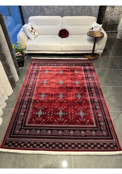 Halı Asya Koleksiyonu 39772-010 Kırmızı Renkli